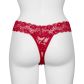 NORTIE Malin Schrittfreier Orgasmus String-Tanga mit Perlen Rot