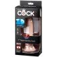 King Cock Plus Triple Density Dildo 20 cm mit Saugnapf