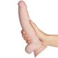 King Cock Plus Triple Density Dildo mit Hoden 24 cm mit Saugnapf