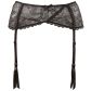 Cottelli Strapsgürtel mit Spitze Schwarz