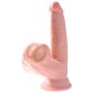 King Cock Plus Triple Density Dildo mit Schwingenden Hoden 19 cm