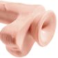 King Cock Plus Triple Density Dildo mit Hoden und Saugnapf 33 cm