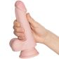 King Cock Plus Triple Density Dildo mit Hoden 20 cm mit Saugnapf