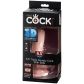 King Cock Plus Triple Density Dildo mit Hoden 20 cm mit Saugnapf