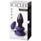 Icicles No 85 Vibrierender Analplug aus Glas