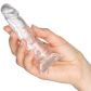 Willie City Transparenter Realistischer Dildo mit Saugnapf 13 cm