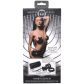 Master Series Kinky Clutch Schwarzes Bondage-Set mit Transport-Etui