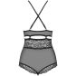 Obsessive Schwarzer Ouvert-Body