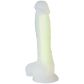 baseks Glow in the Dark Dildo Gelb mit Saugnapf 21,5 cm