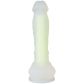 baseks Glow in the Dark Dildo Gelb mit Saugnapf 21,5 cm