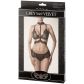 Grey Velvet Sexy Neckholder Spitze BH Set