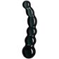 Sinful Black Groove Glasdildo 17 cm