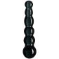 Sinful Black Groove Glasdildo 17 cm