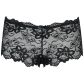 Obsessive Idillia Shorties Schwarze Spitzenshorts