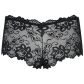 Obsessive Idillia Shorties Schwarze Spitzenshorts