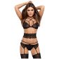 Obsessive Frivolla BH- und Strumpfhalter-Set
