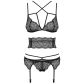 Obsessive Frivolla BH- und Strumpfhalter-Set