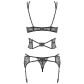 Obsessive Frivolla BH- und Strumpfhalter-Set