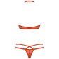 Obsessive Rotes Spitzen- und String-BH-Set