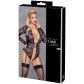Cottelli Bondage Schrittfreier Body mit Langen Ärmeln in Plus Size