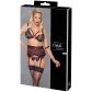 Cottelli Bondage Set aus BH und Schrittfreiem Höschen in Plus Size