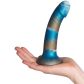 baseks Kupferblauer Silikondildo 18 cm mit Saugnapf