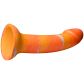 baseks Orange Sunset Silikondildo mit Saugnapf 18 cm