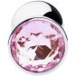 Sinful Pink Jewel Metall Analplug Klein