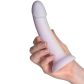 baseks Playful Purple Mix Silikondildo 18 cm