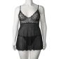 NORTIE Basil Schwarzes Babydoll-Set Plus Size