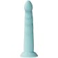 Dillio Platinum Slim Seven Teal Dildo mit Saugnapf 21 cm