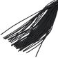 Sex & Mischief Noir Whip Flogger aus Kunstleder