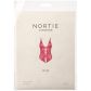 NORTIE Vilja Schrittfreier Body aus Roter Spitze Plus Size