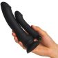 Willie City Realistischer Vibrierender Doppel-Dildo 19,4 cm