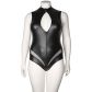NORTIE Fetish Wetlook Schrittfreier Body Plus Size