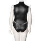 NORTIE Fetish Wetlook Schrittfreier Body Plus Size