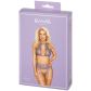 kissable Lavender Neckholder BH und Strapsen Set