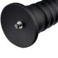 Hismith Black KlicLok gerippter Turmdildo