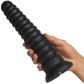 Hismith Black KlicLok gerippter Turmdildo