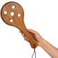 Black Label Bullseye Spanking Paddle aus Holz