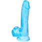 baseks Glow in the Dark Blue Sky Dildo 20,5 cm