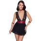 Cottelli Bondage Babydoll mit Manschetten