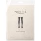 NORTIE Black Arrows Halterlose Strümpfe mit Naht