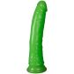 Realrock Glow in the Dark Slim Dildo mit Saugnapf 16 cm