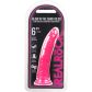 Realrock Glow in the Dark Slim Dildo mit Saugnapf 16 cm