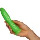 Realrock Glow in the Dark Slim Dildo mit Saugnapf 16 cm