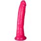 Realrock Glow in the Dark Slim Dildo mit Saugnapf 18 cm