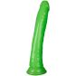 Realrock Glow in the Dark Slim Dildo mit Saugnapf 23 cm