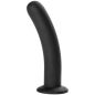 Sinful Slender Black Silikondildo Groß mit Saugnapf